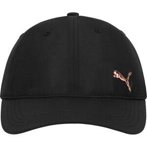 Puma Women's Black Rose Gold Imported Polyester Evercat Opal Adjustable Cap